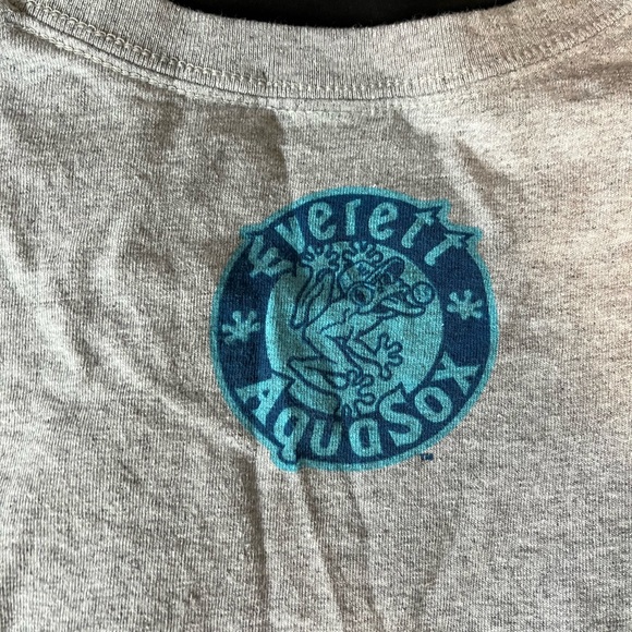Funko Aquasox Baseball T-shirt Gray Everett XL Pop Webbly Frog Mascot MiLB Shirt - Picture 4 of 6